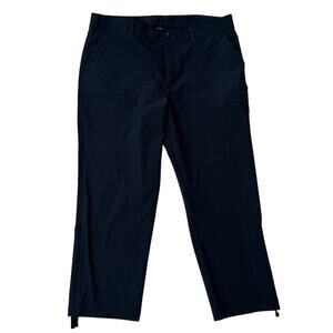 Women's Eddie Bauer Ripstop Stretch Navy Blue Crop Pants, Size 10